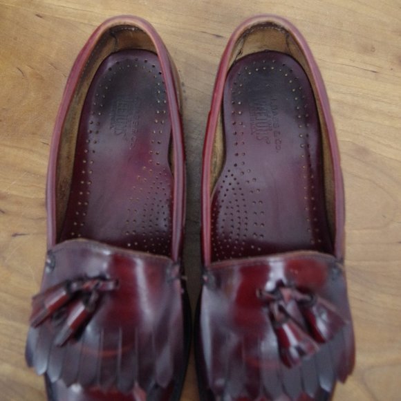 Men's Bass Weejuns Kiltie Tassel Leather Loafer Size 9D - Picture 5 of 9